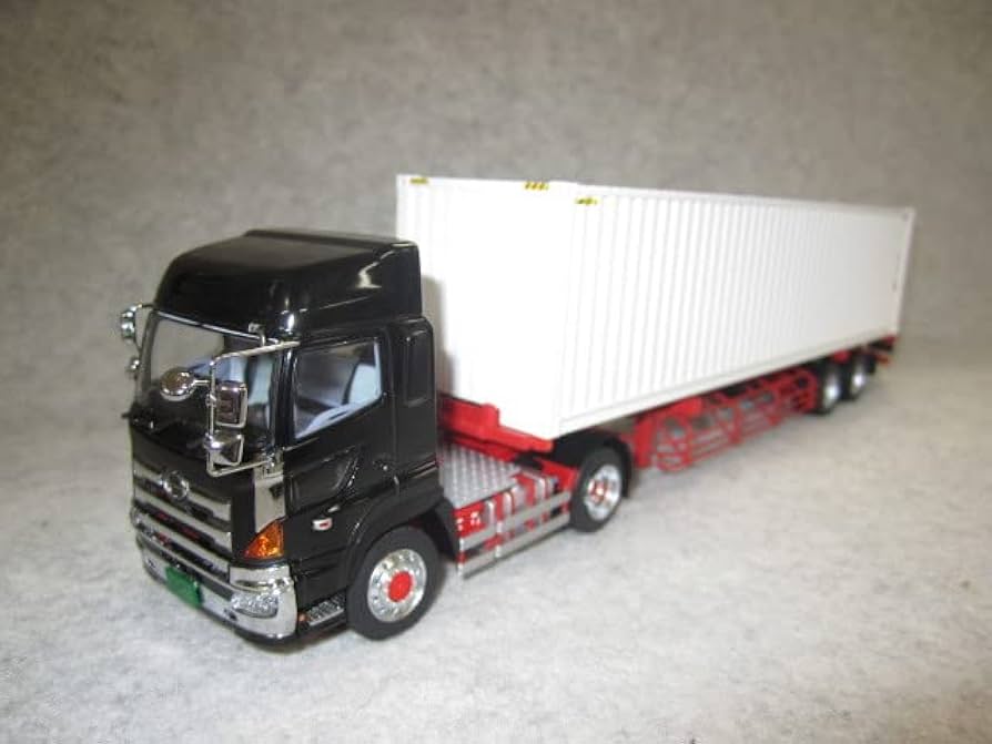 ケンクラフト　コンテナトレーラー　1/50 プラッツ/ケンクラフト 1/50 40フィート海上コンテナ 錆色